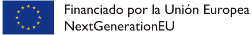 Logotipo financiado por la Unión Europea – NextGenerationEU
